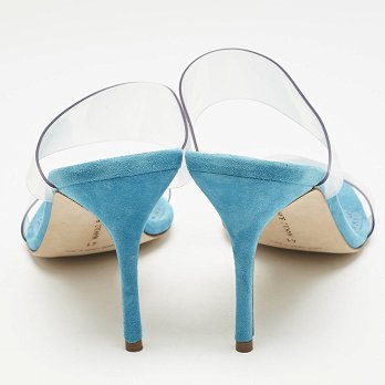 Transparent PVC Scolto Slide Sandals