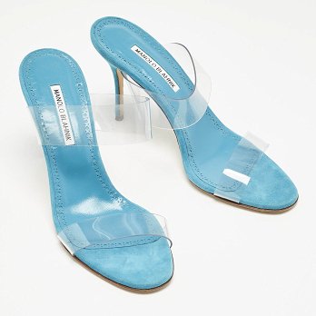 Transparent PVC Scolto Slide Sandals