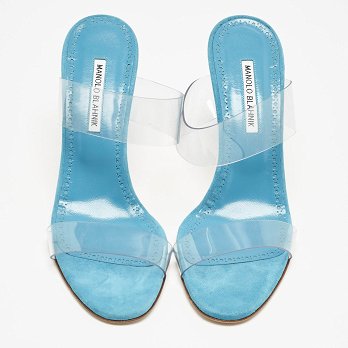 Transparent PVC Scolto Slide Sandals