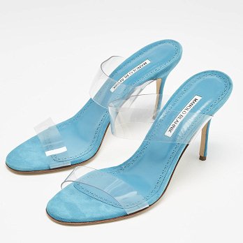Transparent PVC Scolto Slide Sandals
