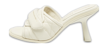 Off White Quilted Leather Diorevolution Slide Sandals