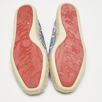 Multicolor Canvas Galia Espadrille Flats
