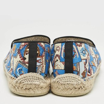 Multicolor Canvas Galia Espadrille Flats