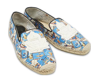 Multicolor Canvas Galia Espadrille Flats