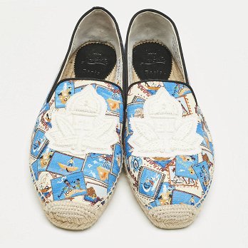 Multicolor Canvas Galia Espadrille Flats