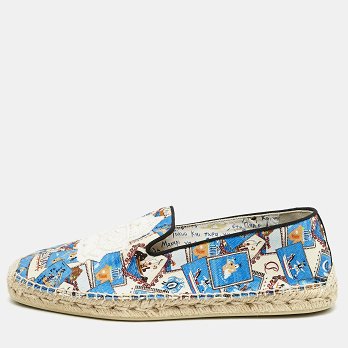 Multicolor Canvas Galia Espadrille Flats
