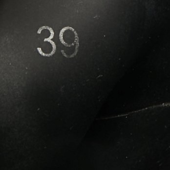 Black Rubber Logo Flat Slide Sandals