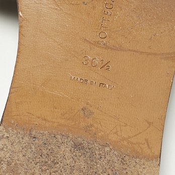 Intrecciato Metallic Intrecciato Leather Slide Sandals