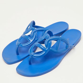 Egerie Blue Thong Sandals