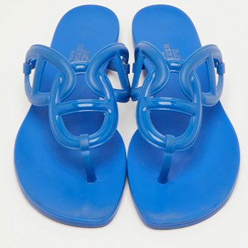Egerie Blue Thong Sandals