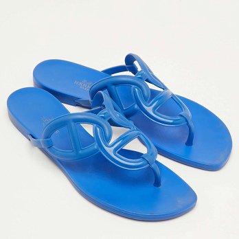 Egerie Blue Thong Sandals