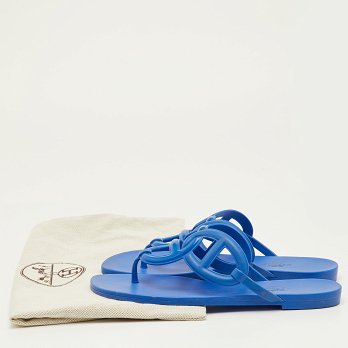 Egerie Blue Thong Sandals
