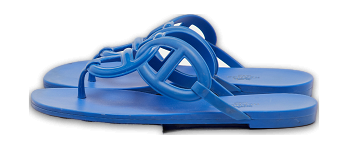 Egerie Blue Thong Sandals