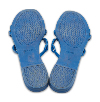 Chaine d'Ancre Blue Rivage Flat Slide Sandals