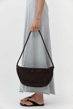 MESH CRESCENT BAG