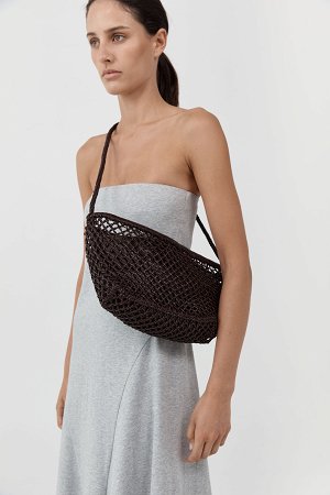 MESH CRESCENT BAG