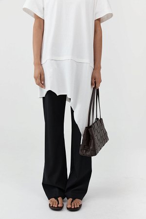 SLIM WOVEN TOTE