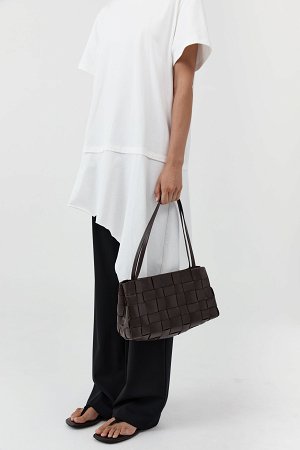SLIM WOVEN TOTE