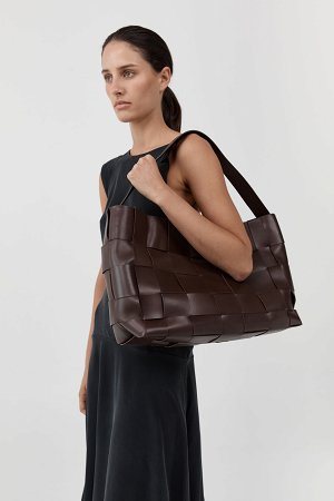 WOVEN LARGE TOTE
