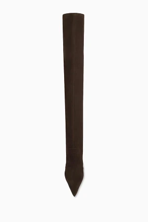 SUEDE OVER-THE-KNEE BOOTS