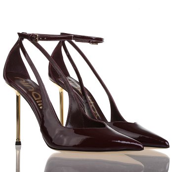 PATENT SLINGBACK 105 PUMPS GOLDEN HEEL