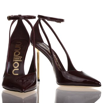 PATENT SLINGBACK 105 PUMPS GOLDEN HEEL