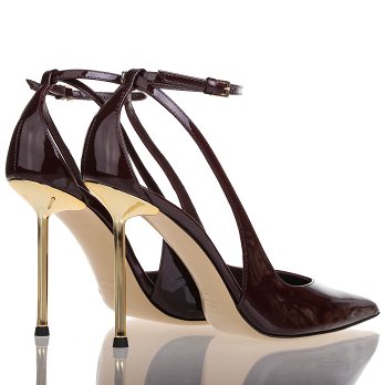 PATENT SLINGBACK 105 PUMPS GOLDEN HEEL