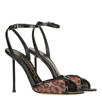 PIXEL ANIMAL PRINT SANDALS 105