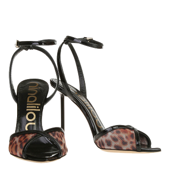 PIXEL ANIMAL PRINT SANDALS 105