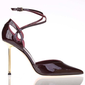 PATENT WRAP 105 PUMPS GOLDEN HEEL