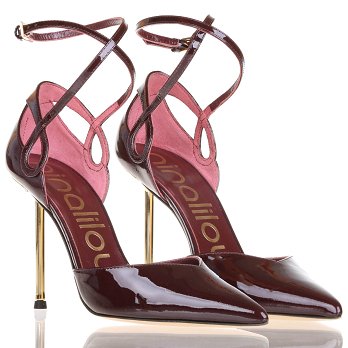 PATENT WRAP 105 PUMPS GOLDEN HEEL
