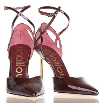 PATENT WRAP 105 PUMPS GOLDEN HEEL