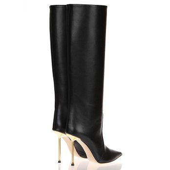 LEATHER GOLDEN HEEL 105 BOOTS