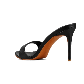 CAVIAR LEATHER 90 MULES