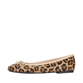 NICOLE LEATHER BALLERINAS