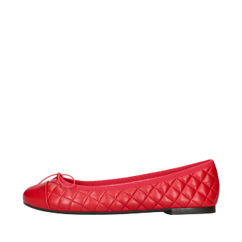 NICOLE LEATHER BALLERINAS