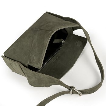 VELOUR CROSS BODY BAG