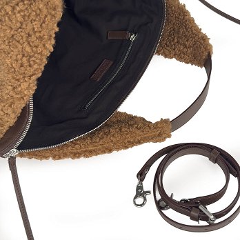 SAUVAGE FUR SHOULDER BAG