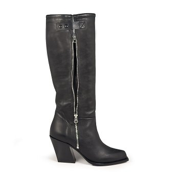 TOUCHE ZIPPER COWBOY BOOTS