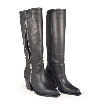 TOUCHE ZIPPER COWBOY BOOTS