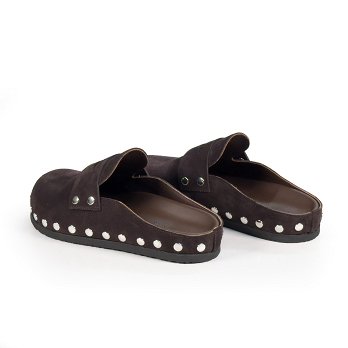 BOHO SUEDE SABOT