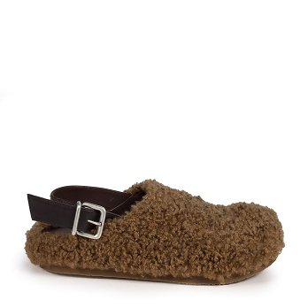 FUR SLINGBACK SABOT
