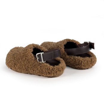 FUR SLINGBACK SABOT