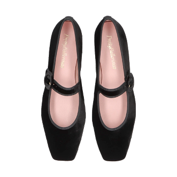 AFRODITE VELVET BALLERINAS