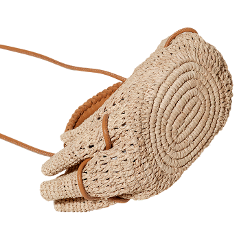 ARTA MINI CROCHET RAFFIA CROSSBODY BAG