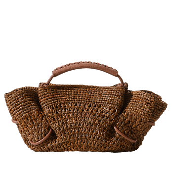 ARTA MINI CROCHET RAFFIA CROSSBODY BAG