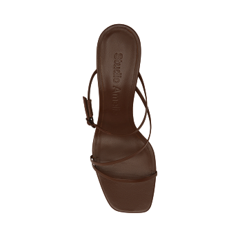 BIAS WRAP 70 HEEL MULES
