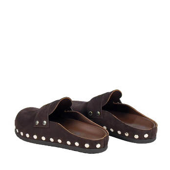 BOHO SUEDE SABOT