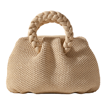 BOMBON M RAFFIA SOFT TOTE BAG