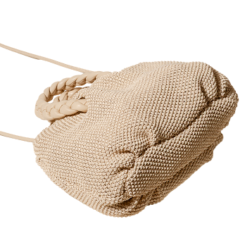 BOMBON M RAFFIA SOFT TOTE BAG